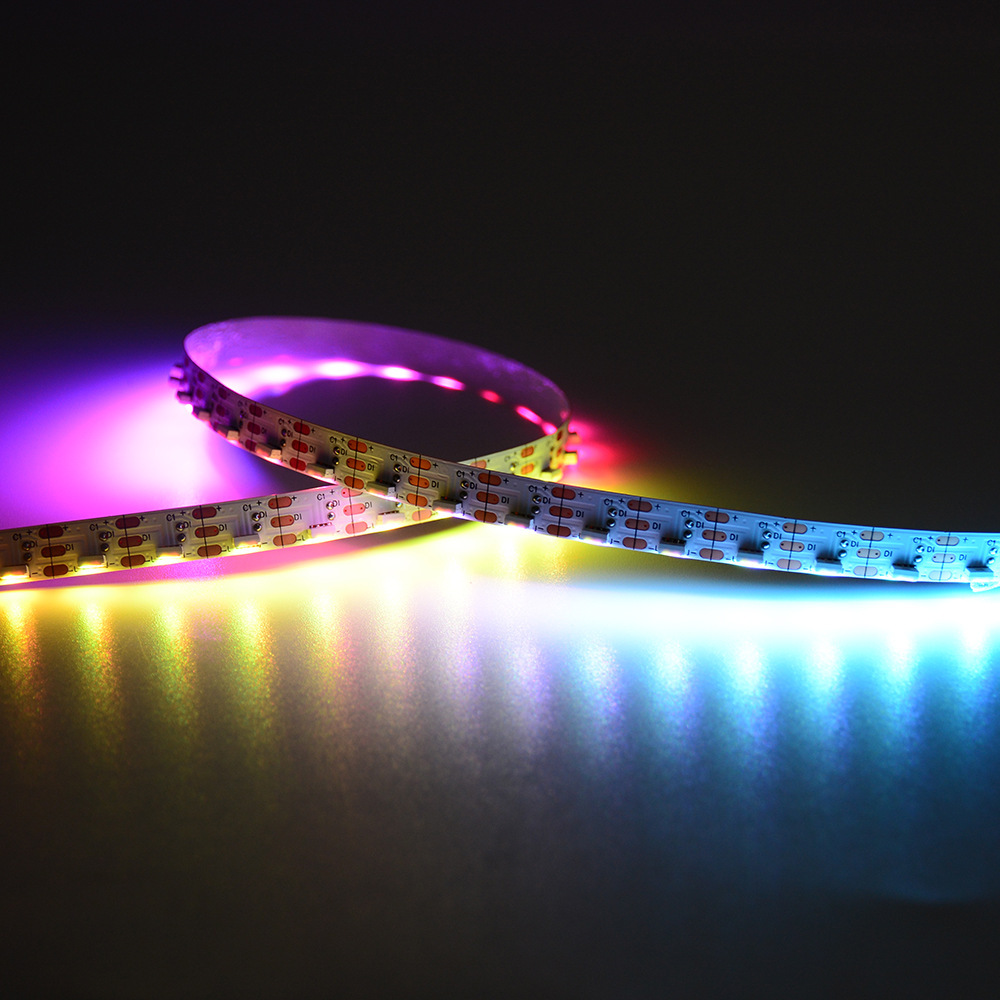 SK6812 SMD4020 360LEDs 16.4Ft Side Emitting Individually Addressable LED Strip Lights SK6812 SMD4020 360LEDs 16.4Ft Side Emitting Individually Addressable LED Strip Lights